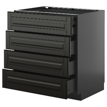 ИКЕА Напольный шкаф 4 фронт. панели METOD МЕТОД / KNIVSHULT, 995.894.92 - Home Club