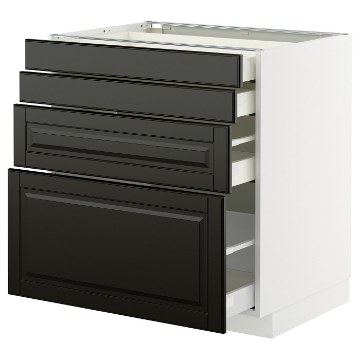 ІКЕА Підлогова шафа 4 фронт. панелі METOD МЕТОД / MAXIMERA МАКСИМЕРА, 295.788.97 - Home Club