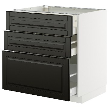 ИКЕА Стойка с тремя ящиками METOD МЕТОД / MAXIMERA МАКСИМЕРА, 595.789.90 - Home Club