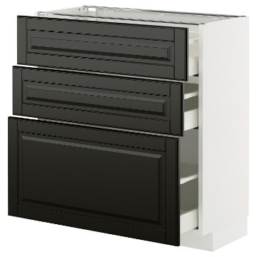 ИКЕА Стойка с тремя ящиками METOD МЕТОД / MAXIMERA МАКСИМЕРА, 595.789.52 - Home Club