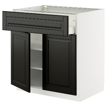 ИКЕА Напольный шкаф с ящиком METOD МЕТОД / MAXIMERA МАКСИМЕРА, 495.787.97 - Home Club