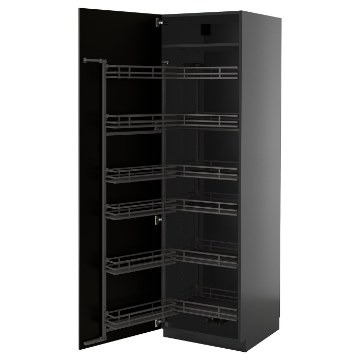 ИКЕА Высокий шкаф с выдвижным буфетным шкафом METOD МЕТОД, 795.890.06 - Home Club