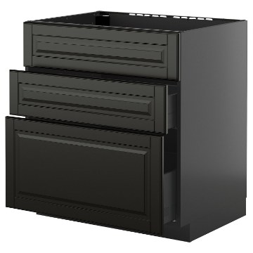 ІКЕА Підлогова шафа + 3 фронт. панелі METOD МЕТОД / KNIVSHULT, 295.877.45 - Home Club