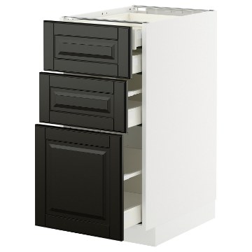 ИКЕА Напольный шкаф 3 фронт панели METOD МЕТОД / MAXIMERA МАКСИМЕРА, 295.791.18 - Home Club