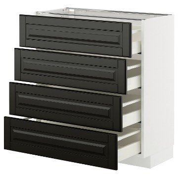 ИКЕА Напольный шкаф 4 фронт. панели METOD МЕТОД / MAXIMERA МАКСИМЕРА, 095.789.97 - Home Club