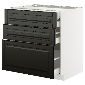 ИКЕА Напольный шкаф 3 фронт панели METOD МЕТОД / MAXIMERA МАКСИМЕРА, 695.786.83 - Home Club