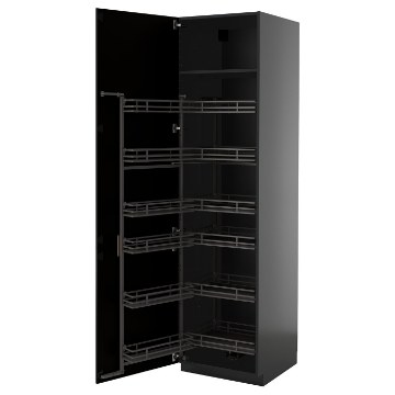 ИКЕА Высокий шкаф с выдвижным буфетным шкафом METOD МЕТОД, 095.883.93 - Home Club