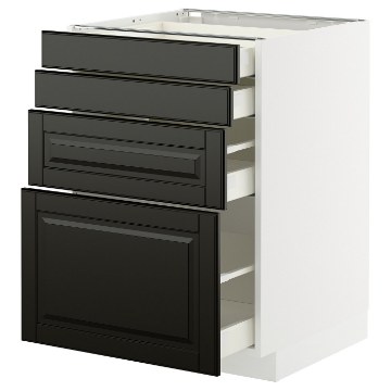 ИКЕА Напольный шкаф 4 фронт. панели METOD МЕТОД / MAXIMERA МАКСИМЕРА, 595.788.53 - Home Club