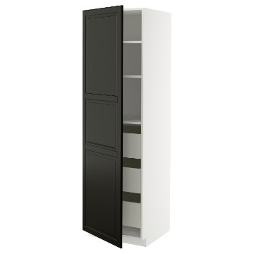ІКЕА Висока шафа з висувними ящиками METOD МЕТОД / MAXIMERA МАКСИМЕРА, 395.791.51 - Home Club