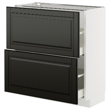 ИКЕА Стойка с двумя ящиками METOD МЕТОД / MAXIMERA МАКСИМЕРА, 395.786.89 - Home Club