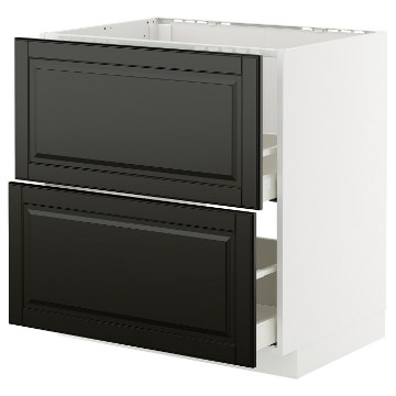 ІКЕА Підлогова шафа + 2 фронт. панелі METOD МЕТОД / MAXIMERA МАКСИМЕРА, 895.790.64 - Home Club