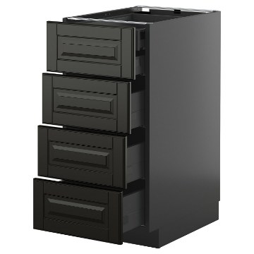 ІКЕА Підлогова шафа 4 фронт. панелі METOD МЕТОД / KNIVSHULT, 695.894.03 - Home Club