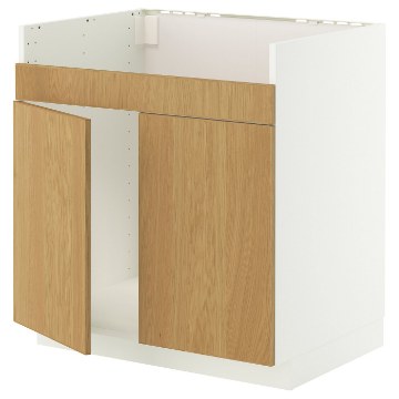 ІКЕА Шафа під раковину HAVSEN 2ком METOD МЕТОД, 296.008.41 - Home Club