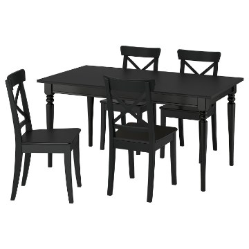 ІКЕА Стіл і 4 стільці ROSENTORP / ROSENTORP, 096.101.29 - Home Club