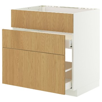 ИКЕА Напольный шкаф + 3 фронт. панели METOD МЕТОД / MAXIMERA МАКСИМЕРА, 196.008.51 - Home Club
