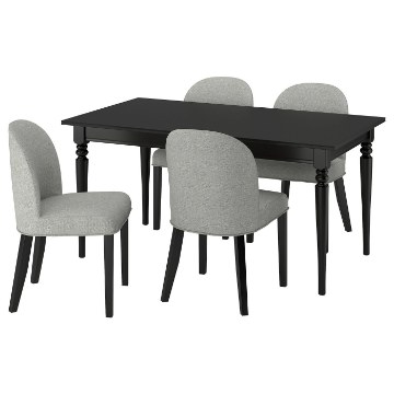 ІКЕА Стіл і 4 стільці ROSENTORP / ROSENTORP, 896.101.30 - Home Club