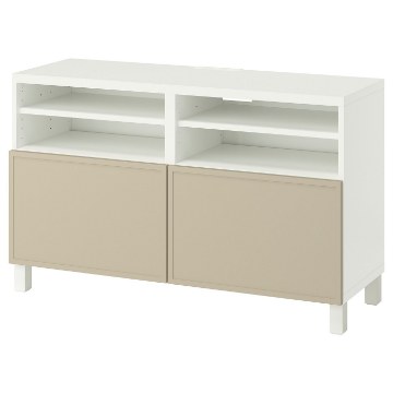 ИКЕА Скамейка под телевизор с дверцами BESTÅ БЕСТО, 995.973.74 - Home Club