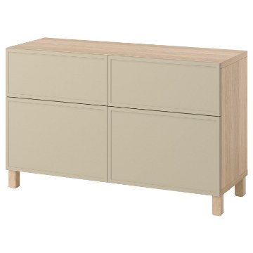 ІКЕА Комбінована стелажна система з дверцятами BESTÅ БЕСТО, 596.122.39 - Home Club