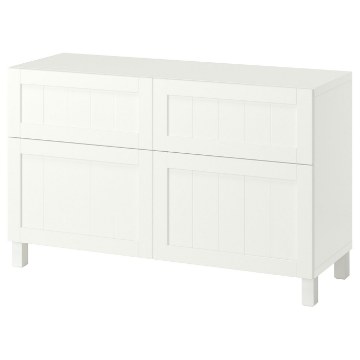 ІКЕА Комбінована стелажна система з дверцятами BESTÅ БЕСТО, 495.977.10 - Home Club