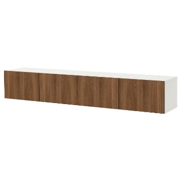 ИКЕА Скамейка под телевизор с дверцами BESTÅ БЕСТО, 596.121.59 - Home Club