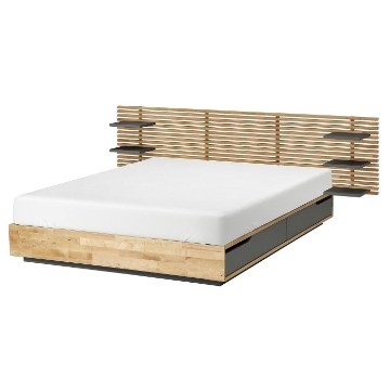 ИКЕА Рама кровати с изголовьем MANDAL, 296.159.89 - Home Club