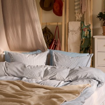 ИКЕА Пододеяльник и наволочка SOLFIBBLA, 806.121.95 - Home Club