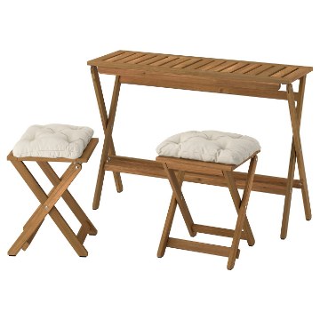 ИКЕА Садовый стол и 2 табуретки NÄMMARÖ, 895.826.55 - Home Club