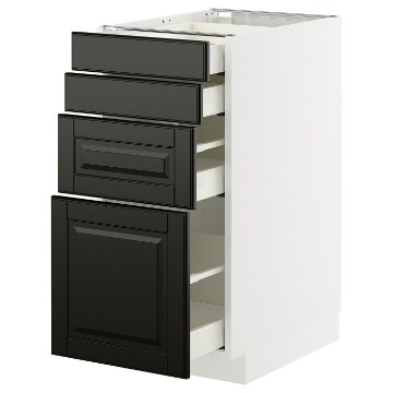 ІКЕА Підлогова шафа 4 фронт. панелі METOD МЕТОД / MAXIMERA МАКСИМЕРА, 995.789.74 - Home Club