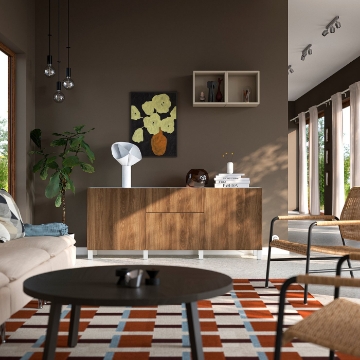 ІКЕА Комбінація з висувними ящиками BESTÅ БЕСТО, 896.122.14 - Home Club