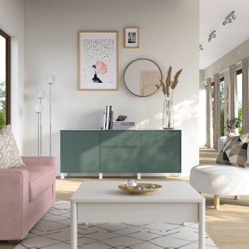 ИКЕА Комбинация с ящиками BESTÅ БЕСТО, 895.977.27 - Home Club