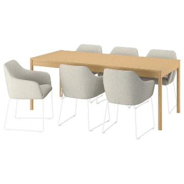 ІКЕА Стіл і 6 стільців TONSTAD / TOSSBERG, 395.967.49 - Home Club