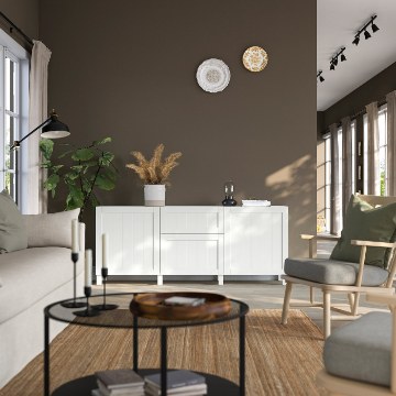 ИКЕА Комбинация с ящиками BESTÅ БЕСТО, 195.978.20 - Home Club