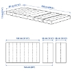 ИКЕА Пружинный матрас для раскладного кровати INNERLIG ИННЕРЛИГ, 305.937.31 - Home Club, изображение 4