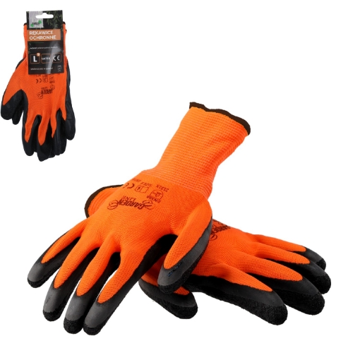 Chomik ЗАХИСНІ РУКАВИЧКИ «9» З ПОЛІЕСТЕРУ, ПОКРИТІ ЛАТЕКСОМ упаковка = 12, IDA1217 - Home Club