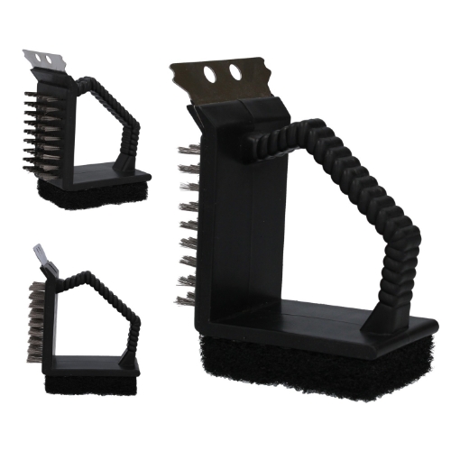 BBQ Meeting Щітка/Скребок Для Гриля З Губкою, BBQ5771 - Home Club