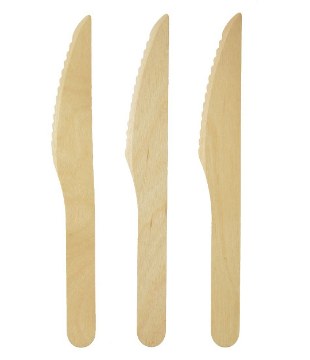Chomik Kpl.8 Штук Деревянных Ножей 16 См, ARP7881 - Home Club
