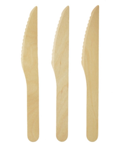 Chomik Kpl.8 Штук Деревянных Ножей 16 См, ARP7881 - Home Club