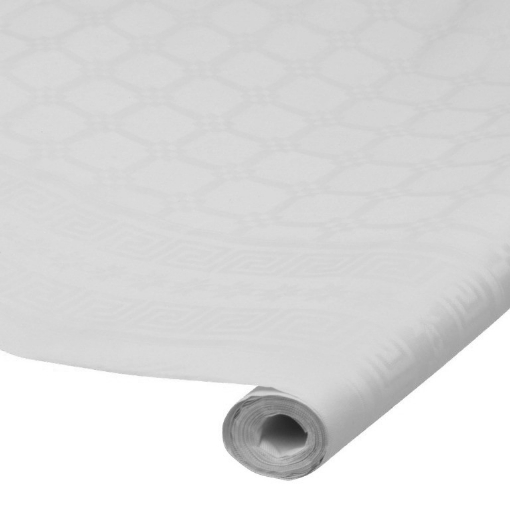 Chomik Одноразовое белое скатерть на рулоне, ширина 120 см, длина 600 см, ARP2144 - Home Club