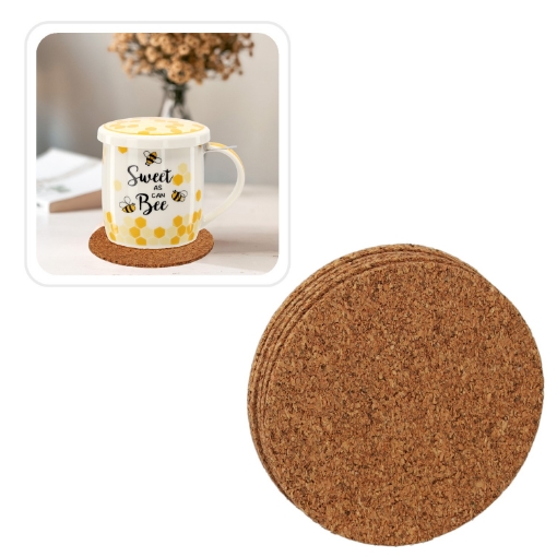 Chomik 6 Подкладок 10 См Из Плюща, Круглые, MUT6538 - Home Club