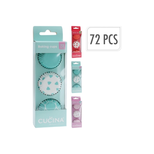 Chomik 100 бумажных формочек 10,5 см, AMS74079 - Home Club