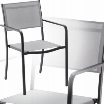 Garden Line Садовое Кресло Серебряное 54x55x86 см, ANH0877 - Home Club