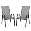 Garden Line Набор из 2 садовых стульев, серый, 54 x 72 x 96, NEO9917 - Home Club, изображение 2