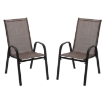Garden Line 2 Брунатних Садових Стільців 54 x 72 x 96, NEO3678 - Home Club, зображення 2