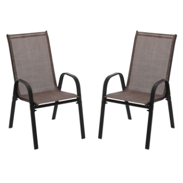 Garden Line Набор из 2 садовых стульев, коричневый, 54 x 72 x 96, NEO3678 - Home Club