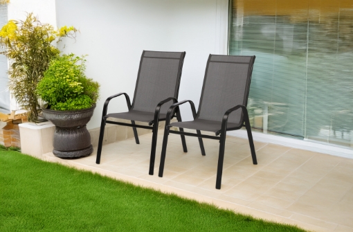 Garden Line 2 Сидіння Для Садових Стільців Сірих 54 x 70 x 92 См, TIH1632 - Home Club