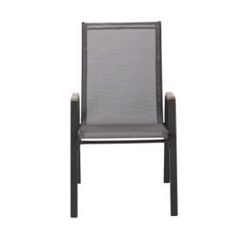 Garden Line Стальное Садовое Кресло Kd Polywood 72,5 x 54 x 92,5 См Серый, RIT9521 - Home Club