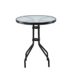 Garden Line Круглий Садовий Стіл 60 x 60 x 70 см/до комплекту 2 стільці + стіл/ Чорний, NEO2262 - Home Club, зображення 2