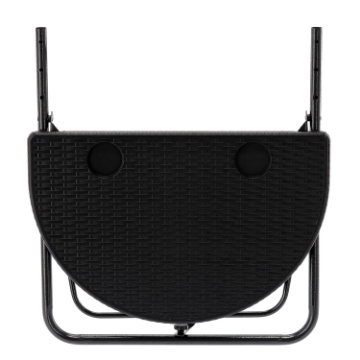 Garden Line Складной Навесной Балконный Стол 60 x 64 x 73-78,5 -83,5 Черный, ZUM1022 - Home Club