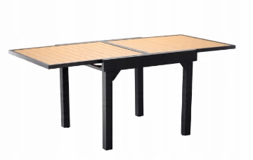 Garden Line Алюмінієвий розкладний стіл «Alex» 90/180 x 90 x 75,5 см, SUR0381 - Home Club