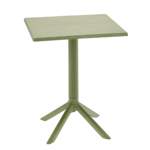 Garden Line Квадратный садовый столик 60 x 60 x 77,5 см, зеленый, FAT0992 - Home Club